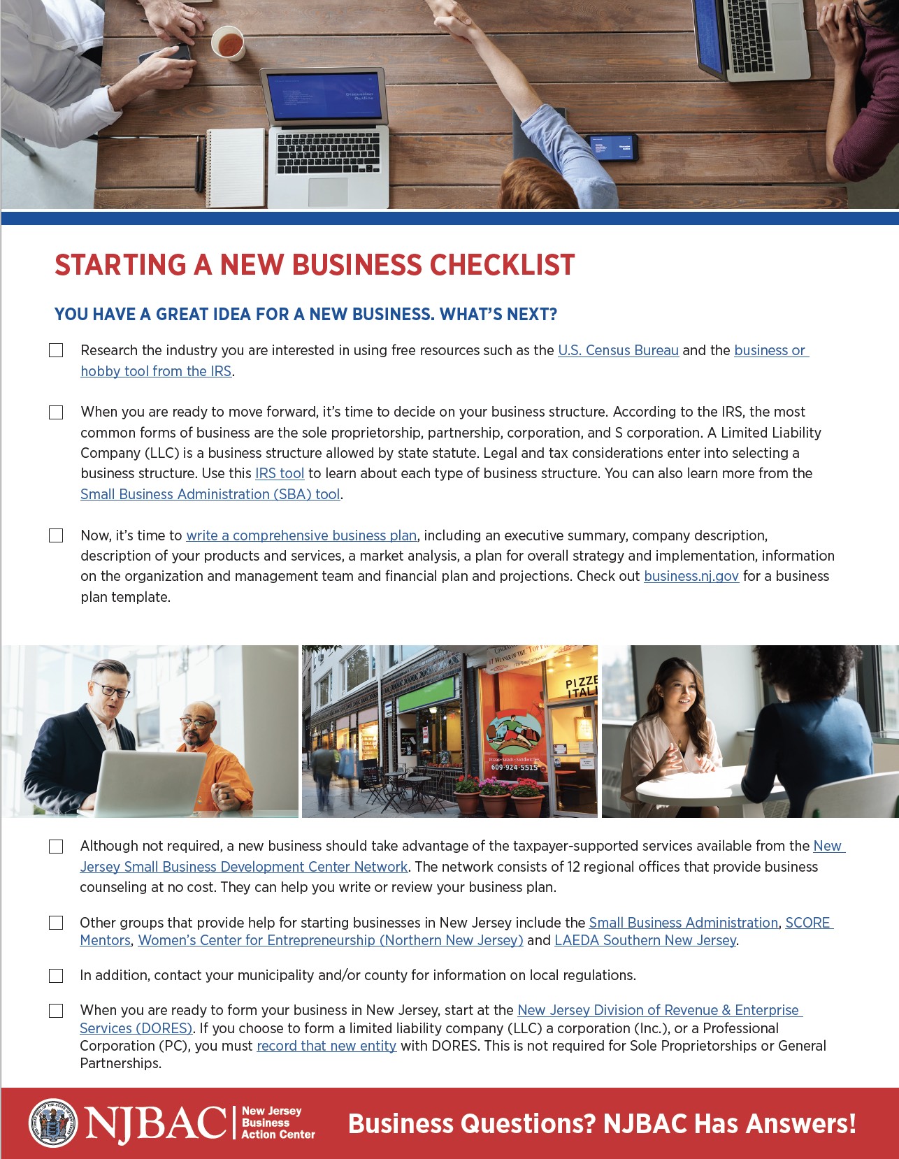 New Business Checklist